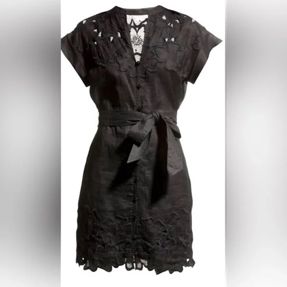 Veronica Beard Archie embroidered floral dress size 8 - Picture 3 of 14